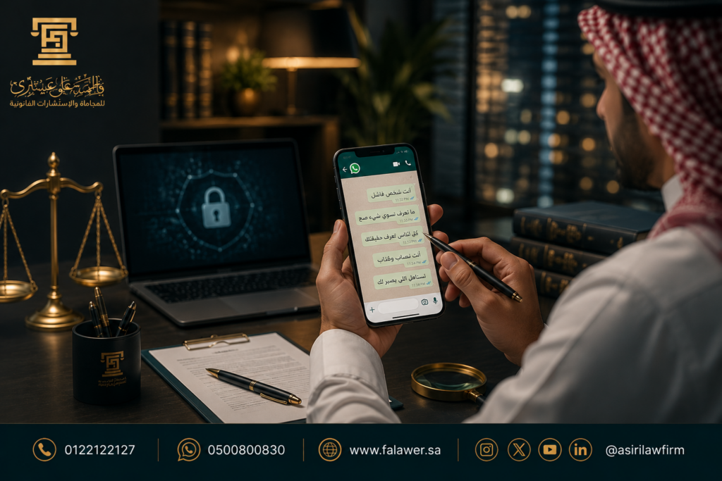 كيفية إثبات جريمة السب والقذف عبر الواتساب قانونا